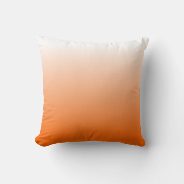 Orangefärgad gradient kudde (Framsida)