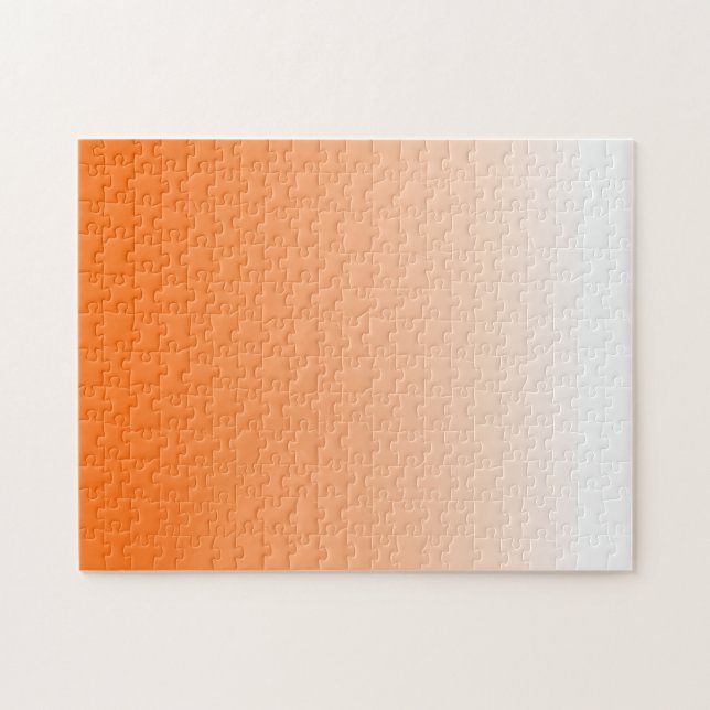 Orangefärgad gradient pussel (Horisontell)
