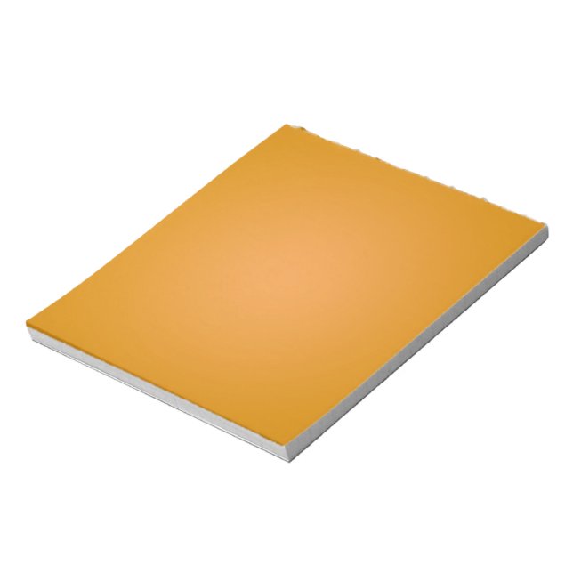 Orangefärgad pärm med slät textur anteckningsblock (Roterad)