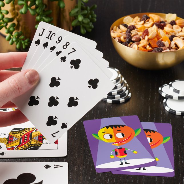 Orangehuvudkaraktär Casinokort (Skapare uppladdad)