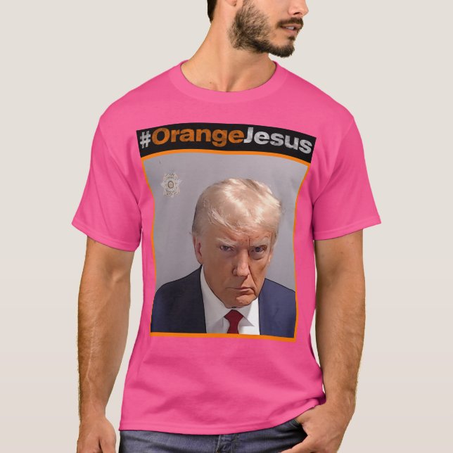 Orangejesus (Hi-Res) T Shirt (Framsida)