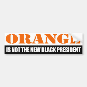 Orangen är inte den nya svart presidenten - - .pn bildekal