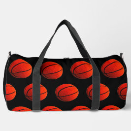 Orangen Basketball Ringar Black Print Sew Bayer