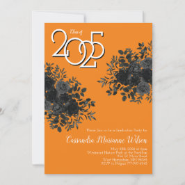 Orangen Black Ro Mörk Gothic Studentfest Inbjudningar