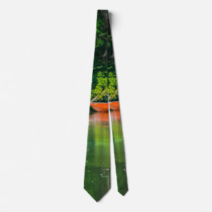 Orangen Boat Neck Tie Slips