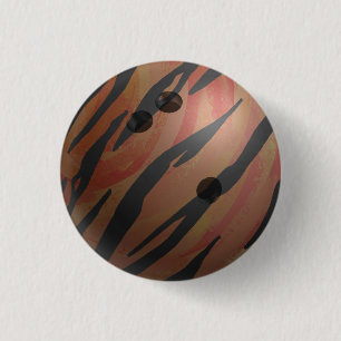 Orangen Bowling Ball Tiger Knapp