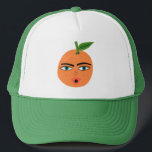 Orangen Citrus Keps<br><div class="desc">Börja fiesta i roligtens truckerkeps med frukten mönster. Vattenskärning bara för dig! Kolla min butik för mer design!</div>