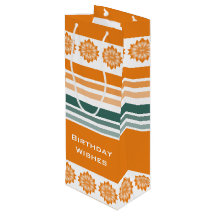 Orangen flaska Stil och turkos