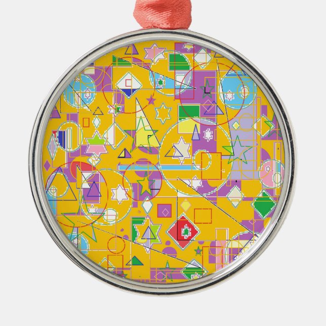 Orangen fodrar julgransprydnad metall (Framsidan)