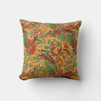 Orangen för den indonesiska Gulten Batik Balinese Kudde