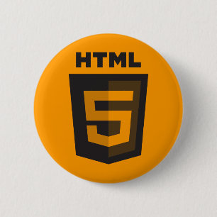 Orangen för HTML 5 knäppas Knapp