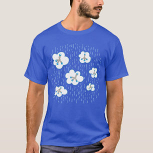 Orangen för molekylens Mönster-organiska kemi Tee Shirt
