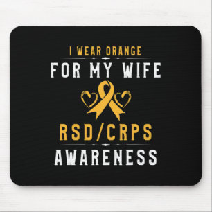 Orangen för ökad medvetenhet hos Crpssd Ribbon Tee Musmatta