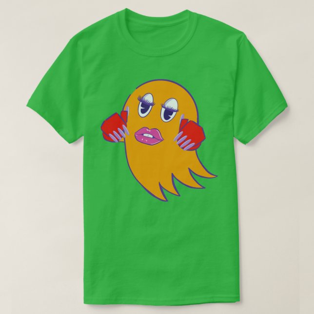 Orangen Ghost för spelaren T Shirt (Design framsida)