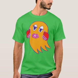 Orangen Ghost för spelaren T Shirt
