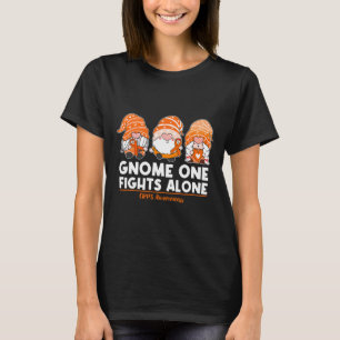 Orangen Gnome One Fight Ensam Ribbon Crps Awarenes T Shirt