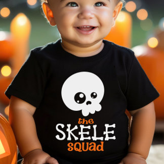 Orangen Halloween Family Matching Skele Squad T Shirt