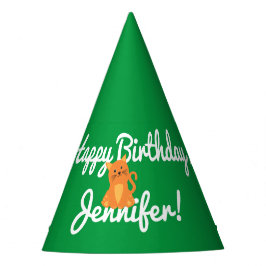 Orangen Kitten Grönt Tecknad Tecknad för Ljud 