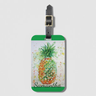 Orangen Lime (Pineapple Fruit Food Tropical Vibes) Bagagebricka