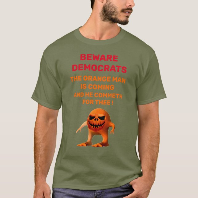 Orangen MAN T-Shirt (Framsida)