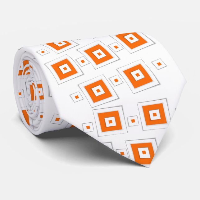 Orangen manar Designer Ties Slips (Rullad)