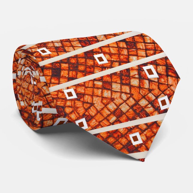 Orangen manar Designer Ties Slips (Rullad)