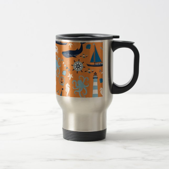 Orangen Nautical Ocean Resemugg (Höger)