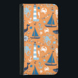 Orangen Nautical Ocean Samsung Galaxy S5 Plånboksfodral<br><div class="desc">Temat för havs- och nautiska områden har valar,  blåsegelbåtar,  bläckfisk,  krabbor,  sjöar,  fraktas hjul,  ankare,  fyrar och mycket mer på en färgstark orange. Tonböcker för Oceantemat,  mousserande,  torra raderskivor,  caseser för elektronisk utrustning,  skinsar och sleever,  nyckelring,  mugg,  säckar,  kompakt spegel,  högtalare och så mycket mer!</div>
