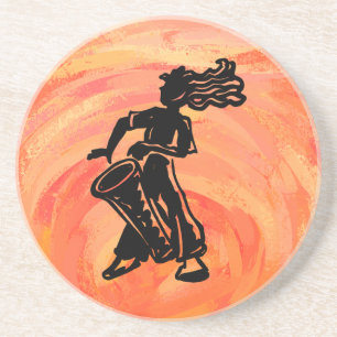 Orangen New York Boogie Nights Drum Underlägg