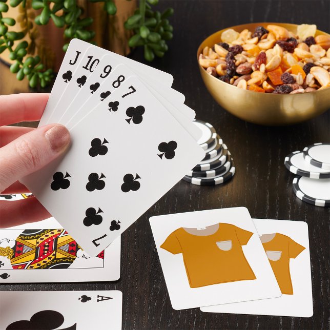 Orangen överst casinokort (Skapare uppladdad)