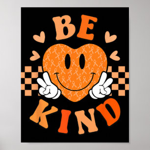 Orangen på enhetsdagen Hjärtat ska vara av samma t Poster