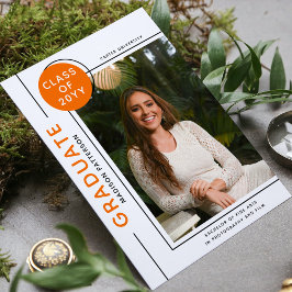 Orangen Photo Studenten Modern Script Black