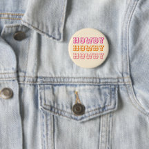 Orangen Preppy Girly Howdy Shock rosa