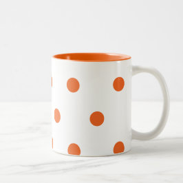 Orangen pricker Två-Tonad mugg