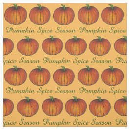 Orangen Pumpkin Spice Season - hösten Tyg