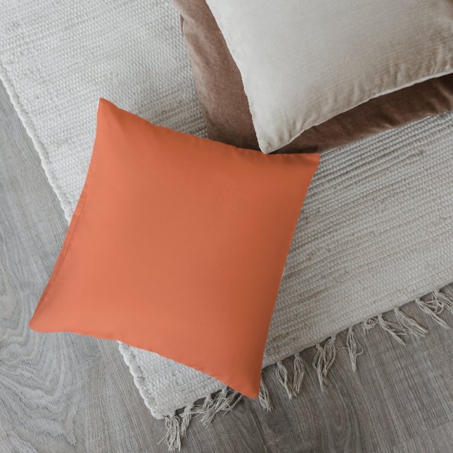 Orangen Rustic Autumn Kudde (Skapare uppladdad)