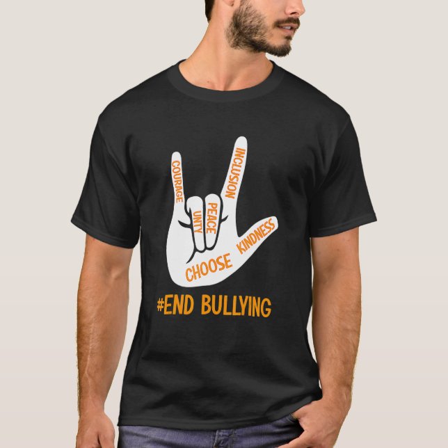 Orangen Unity Day i Kärlek 2022 Anti- Unity Day T Shirt (Framsida)