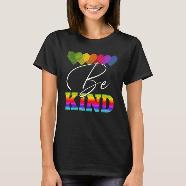 Orangen Unity Day Lee Kindness Antibulliyng T Shirt (Framsida)