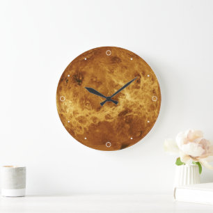 Orangen Venus Planet Solar System Libra Kärlek Stor Klocka