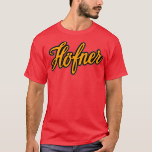 Orangen vintage Hofner T Shirt