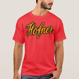 Orangen vintage Hofner T Shirt