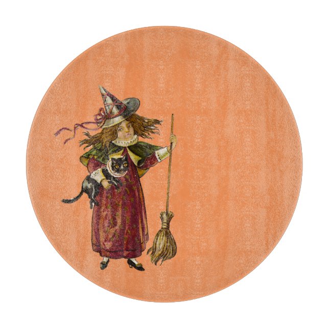 Orangen vintage Witch (Framsidan)