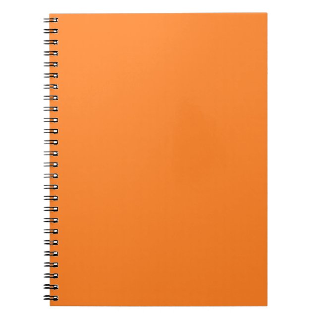 Orangens anteckningsbok med spiral (Framsidan)