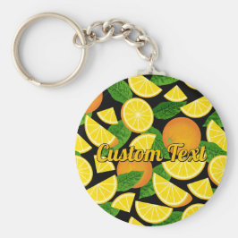 Orangens bakgrund nyckelring