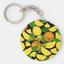 Orangens bakgrund nyckelring