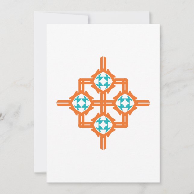 Orangens blå ornament (Framsida)