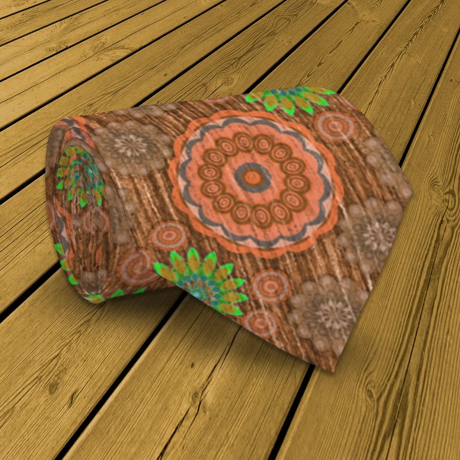 Orangens blommigt Runt spridda fibrer texturerade Slips (Skapare uppladdad)