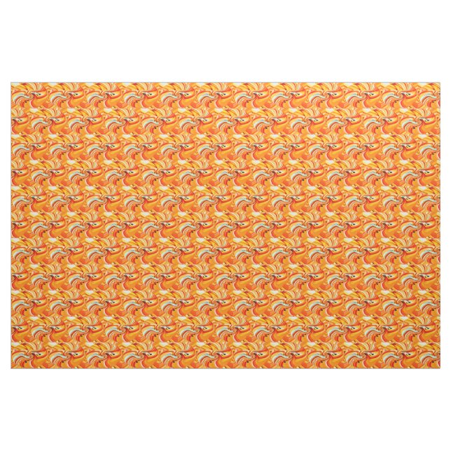 Orangens chic tyg (Fat Quarter)