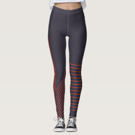 Orangens coola - dekorativ illustration av trendig leggings