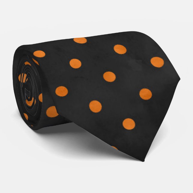 Orangens Döskallar och solrosseriens design 10 Tis Slips (Rullad)